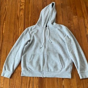 grey forever 21 men hoodie